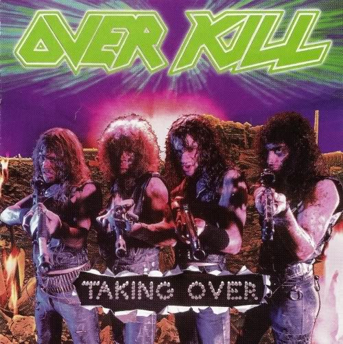 Обложка конверта виниловой пластинки Overkill - Taking Over