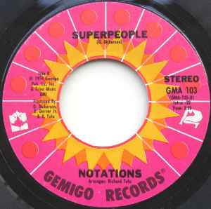 The Notations - It Only Hurts For A Little While / Superpeople