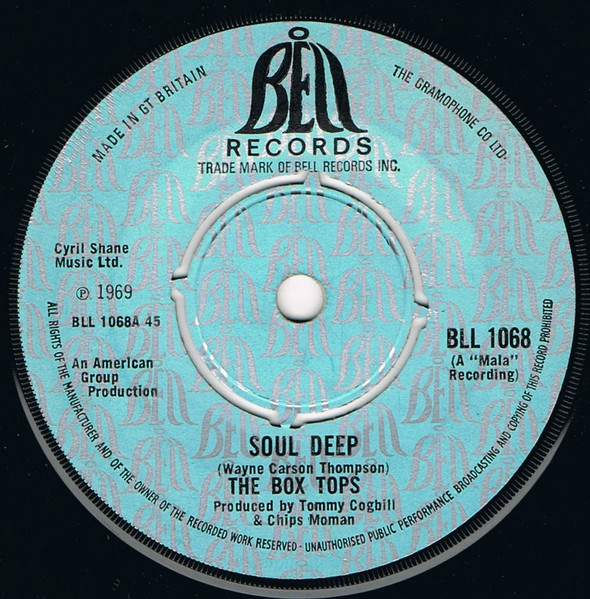 The Box Tops – Soul Deep (1969, Vinyl) - Discogs