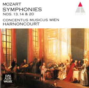 Wolfgang Amadeus Mozart - Symphonies Nos. 13, 14 & 20 album cover