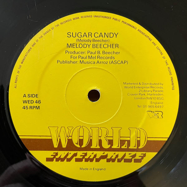 Melody Beecher – Sugar Candy (Vinyl) - Discogs