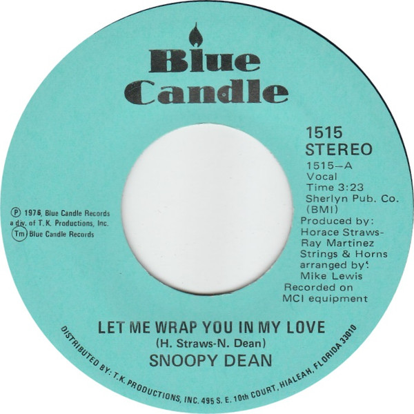 Snoopy Dean – Let Me Wrap You In My Love (1976, Vinyl) - Discogs