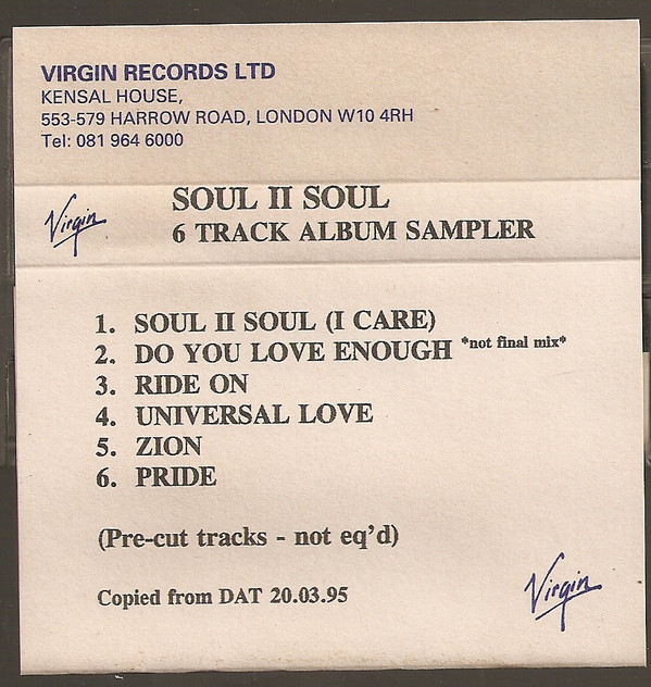 Album herunterladen Soul II Soul - 6 Track Album Sampler