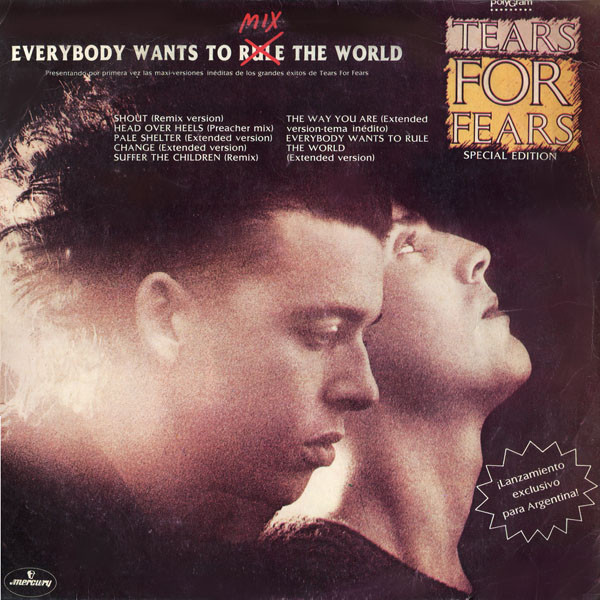 Tears For Fears – Everybody Wants To Rule The World (1985, Vinyl) - Discogs