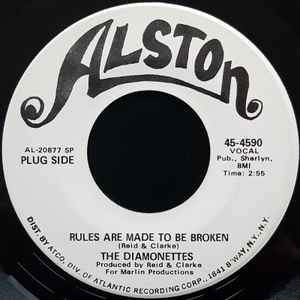 The Diamonettes – Rules Are Made To Be Broken (1971, Vinyl) - Discogs