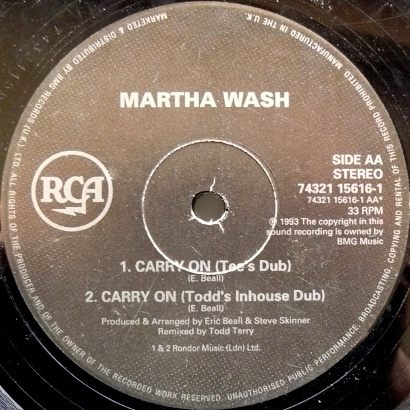 last ned album Martha Wash - Runaround Carry On The Todd Terry Dub Mixes