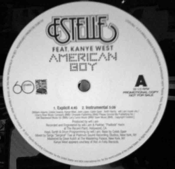 American boy by Estelle (Feat. Kanye West), CDS with dom88 - Ref:119443365