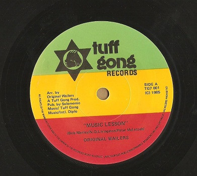 The Original Wailers – Music Lesson (1986, Vinyl) - Discogs