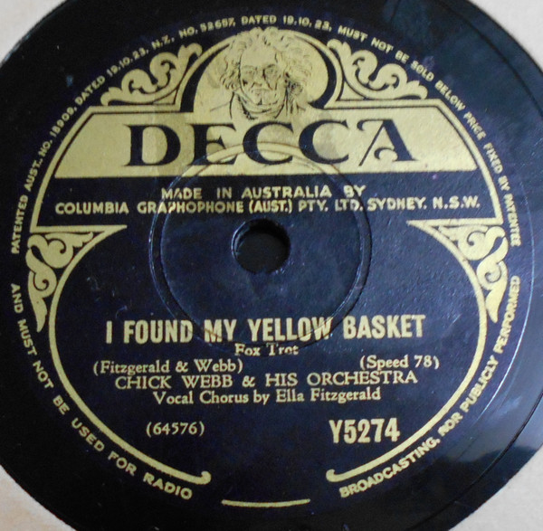 ladda ner album Chick Webb & His Orchestra - Wacky Dust I Found My Yellow Basket