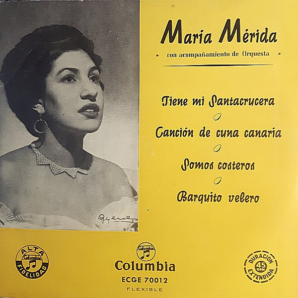 descargar álbum María Mérida - Tiene Mi Santacrucera