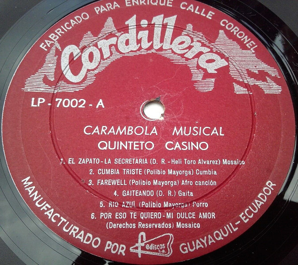 last ned album Polibio Mayorga Y Su Conjunto Casino - Carambola Musical