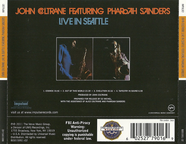 Album herunterladen John Coltrane Featuring Pharoah Sanders - Live In Seattle