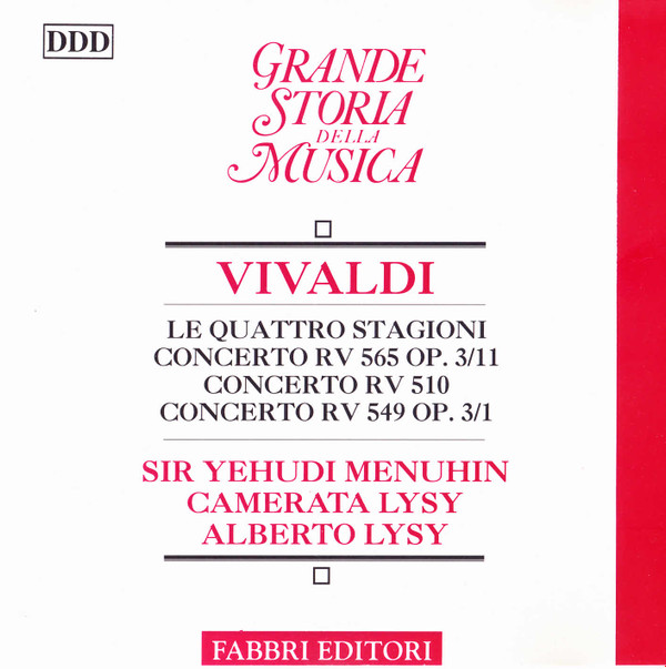 télécharger l'album Vivaldi, Yehudi Menuhin, Camerata Lysy, Alberto Lysy - Le Quattro Stagioni