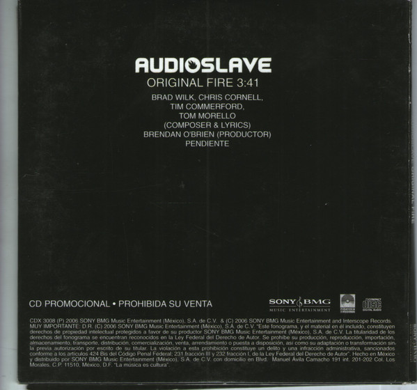 baixar álbum Audioslave - Original Fire