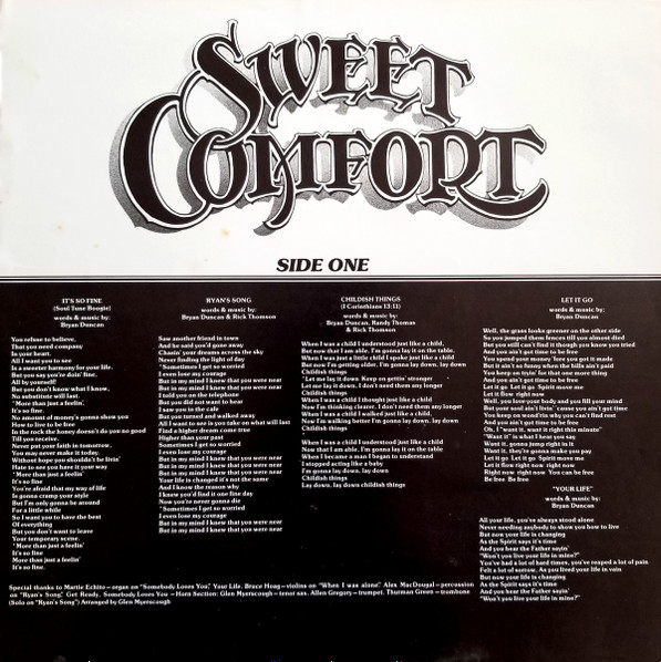 last ned album Sweet Comfort - Sweet Comfort