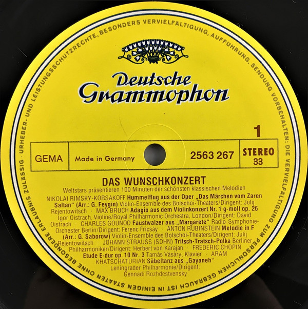 Various - Das Wunschkonzert | Deutsche Grammophon (2721 073) - 7