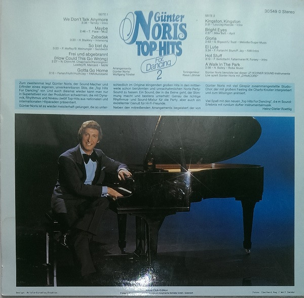 baixar álbum Download Günter Noris - Top Hits For Dancing 2 album
