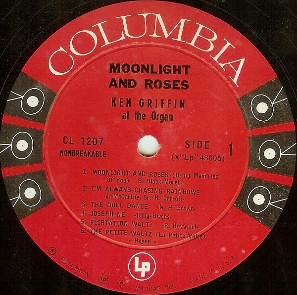 télécharger l'album Ken Griffin - Moonlight And Roses