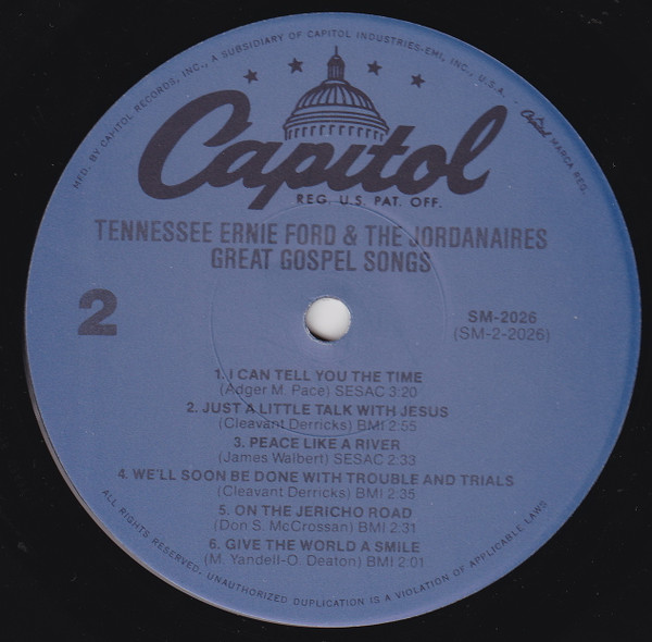 lataa albumi Tennessee Ernie Ford - Great Gospel Songs