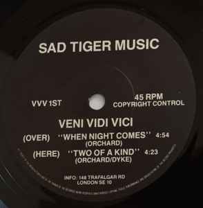 Veni Vidi Vici (3) - When Night Comes/Two Of A Kind album cover