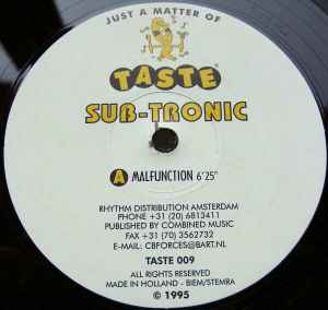 Sub-Tronic - Malfunction album cover