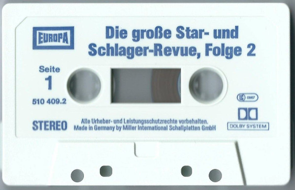 lataa albumi Various - Die Große Star Und Schlager Revue Folge 2