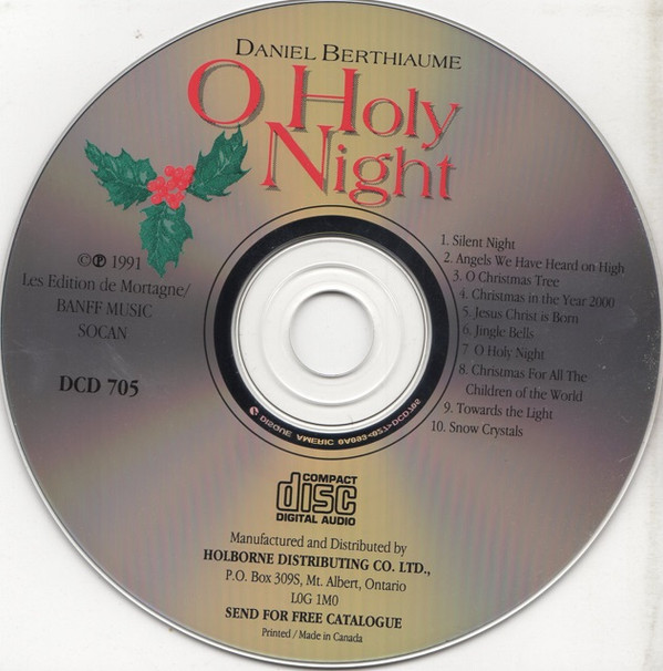 descargar álbum Daniel Berthiaume - O Holy Night