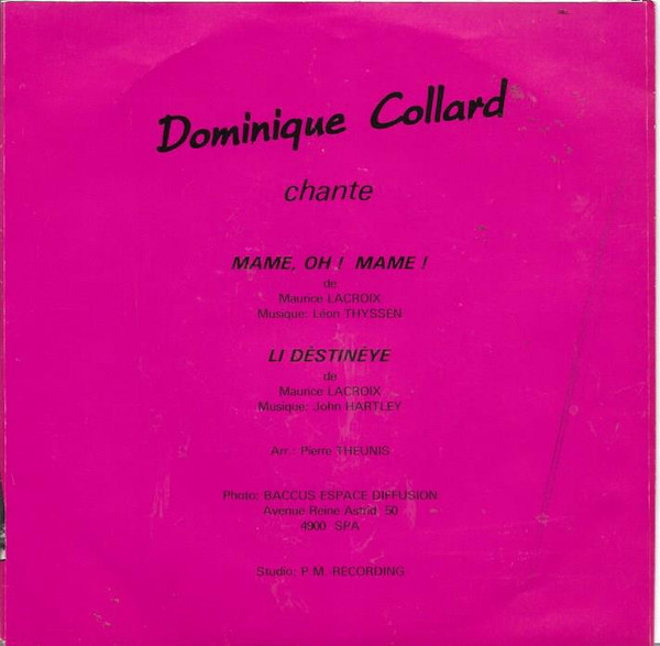 descargar álbum Dominique Collard - Mame Oh Mame