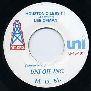 Lee Ofman & Gridnitz – Houston Oilers Number One (1978, Vinyl) - Discogs