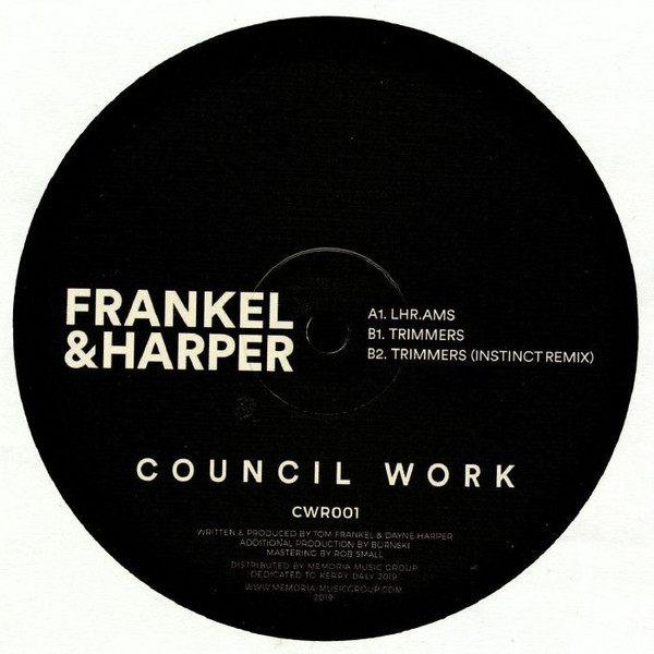 descargar álbum Frankel & Harper - Trimmers EP