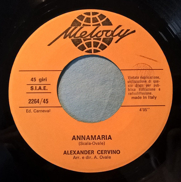 last ned album Alexander Cervino - Annamaria