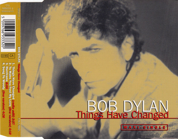 Bob Dylan - Things Have Changed | Releases | Discogs