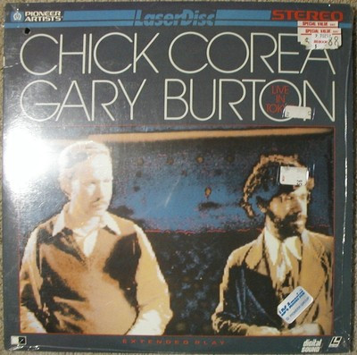 Chick Corea / Gary Burton – Live In Tokyo (1981, CLV, Laserdisc