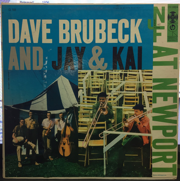 Dave Brubeck And Jay & Kai – At Newport (1956, Hollywood Press