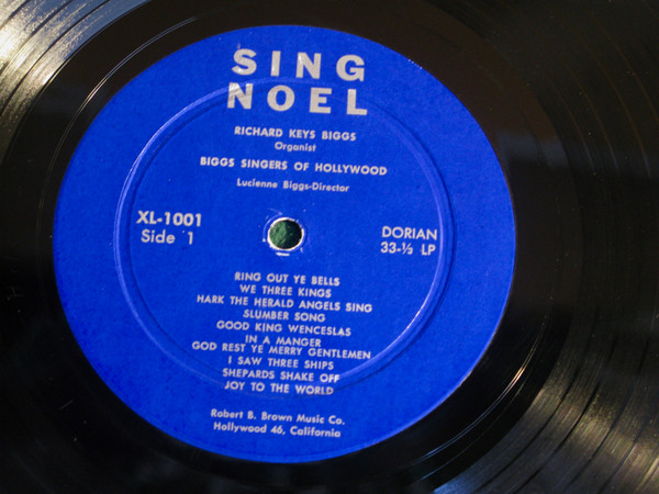 Album herunterladen Richard Keys Biggs, The Biggs Singers - Sing Noel