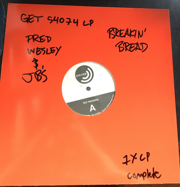 Fred & The New J.B.'s - Breakin' Bread | Releases | Discogs