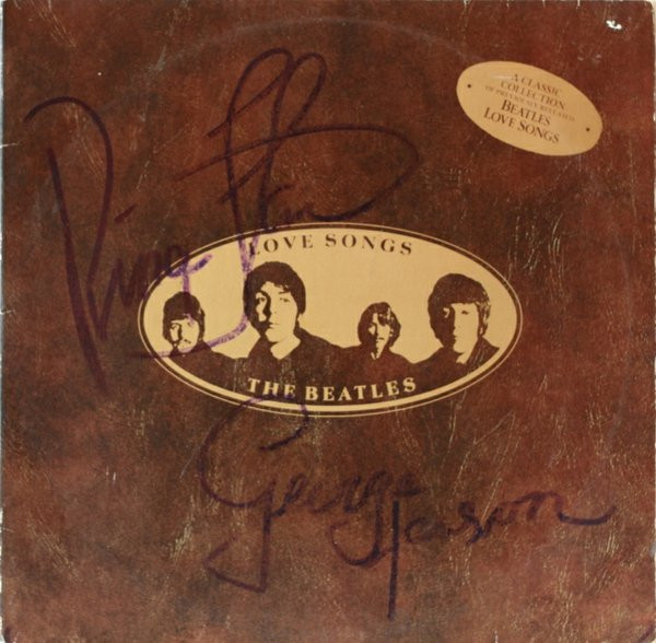Обложка конверта виниловой пластинки The Beatles - Love Songs