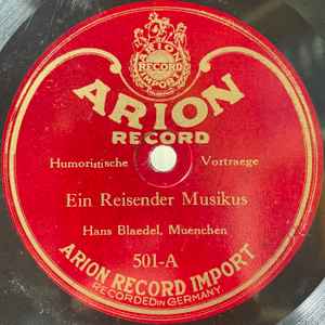 Hans Blädel - Ein Reisender Musikus / Der Musikalische Rekrut album cover