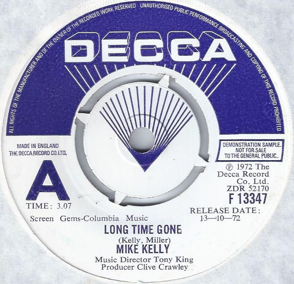 télécharger l'album Mike Kelly - Long Time Gone Going Steady