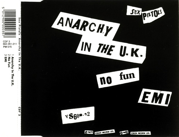 Sex Pistols - Anarchy In The U.K. | Releases | Discogs