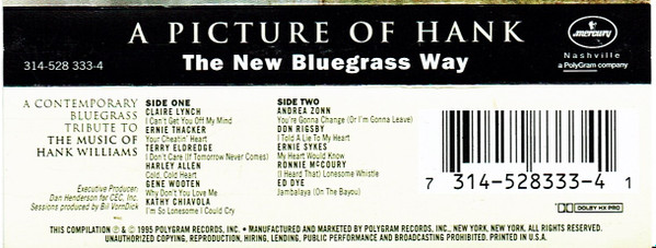 descargar álbum Various - A Picture Of Hank The New Bluegrass Way
