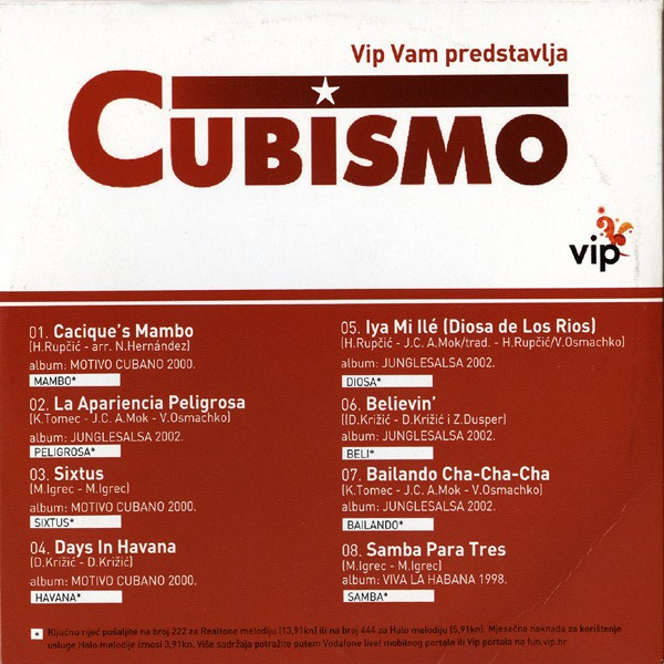 descargar álbum Cubismo - Vip Vam Predstavlja Cubismo