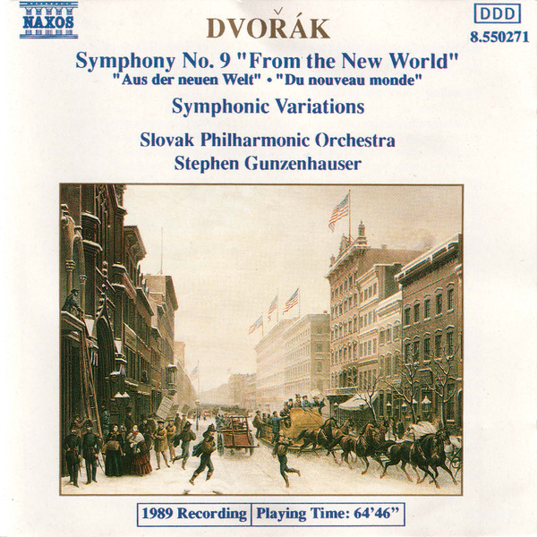 Dvořák, Slovak Philharmonic Orchestra, Stephen Gunzenhauser