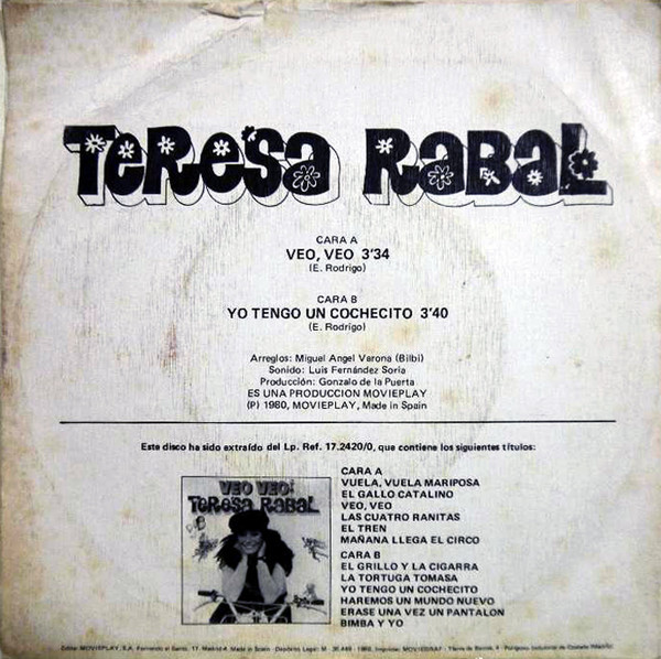 baixar álbum Teresa Rabal - Veo Veo