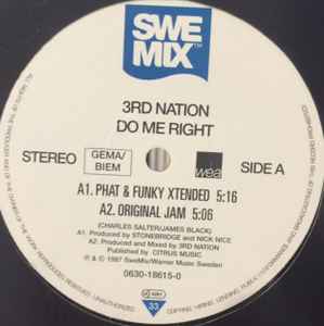 3rd Nation – Do Me Right (1997, Vinyl) - Discogs