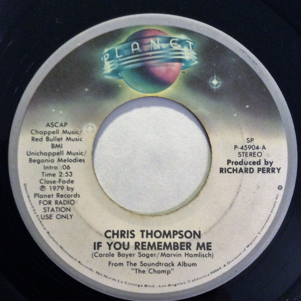 descargar álbum Chris Thompson - If You Remember Me