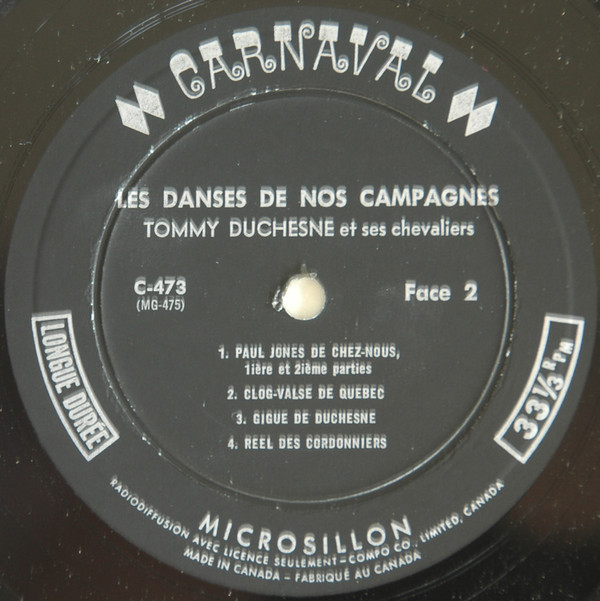 baixar álbum Tommy Duchesne Et Ses Chevaliers - Les Danses De Nos Campagnes