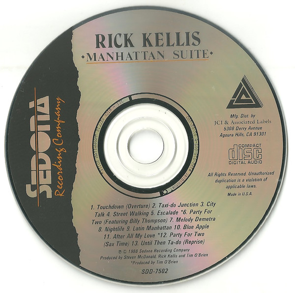 lataa albumi Rick Kellis - Manhattan Suite