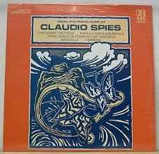 Claudio Spies - Vocal And Piano Music By Claudio Spies album cover