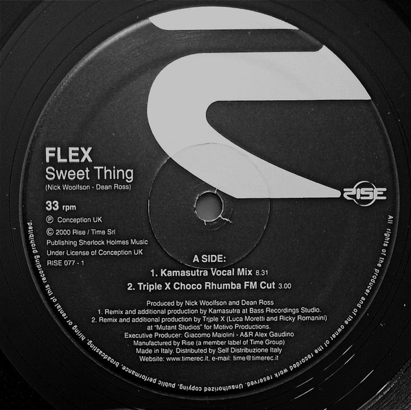 Flex - Sweet Thing, Releases